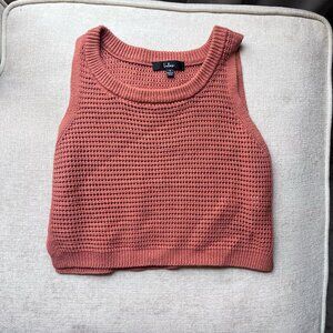 Burnt Orange Lulus Knit Tank (S)